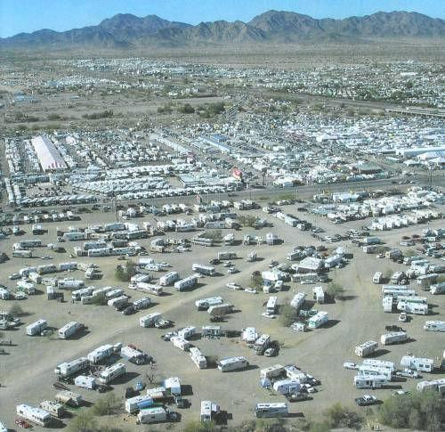 The attendance for the RV show was down from the earlier years but may have been more than last year.