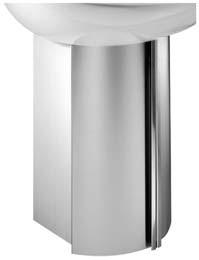 Wash basin boxette with 2 doors, 1 shelf, body and doors are optionally combinable. Model no.