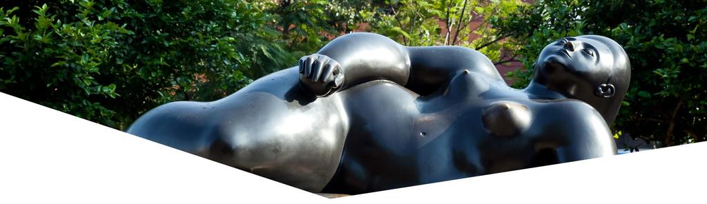 CITY OF MASTER FERNANDO BOTERO Part of his work is inspired by the city and its history, and contributes to Medellin s transformation