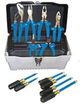 non-sparking & non-magnetic safety tools kits NEW non-sparking & non magnetic BASIC ELECTRICIAN ROLL TK10NS 9 PCS.