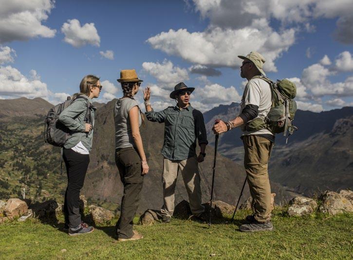 All Mountain Lodges of Peru guides have excellent language skills, and are highly trained in managing group dynamics.