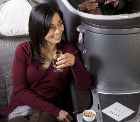 Customers traveling in Global First will experience improvements including better pillows, sleeping cushion with turndown service and new amenity kits featuring skin care products by philosophy.