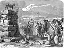 slika: Izl 32,3-6 Izl 2,23: Izraelci su stenjali u ropstvu.