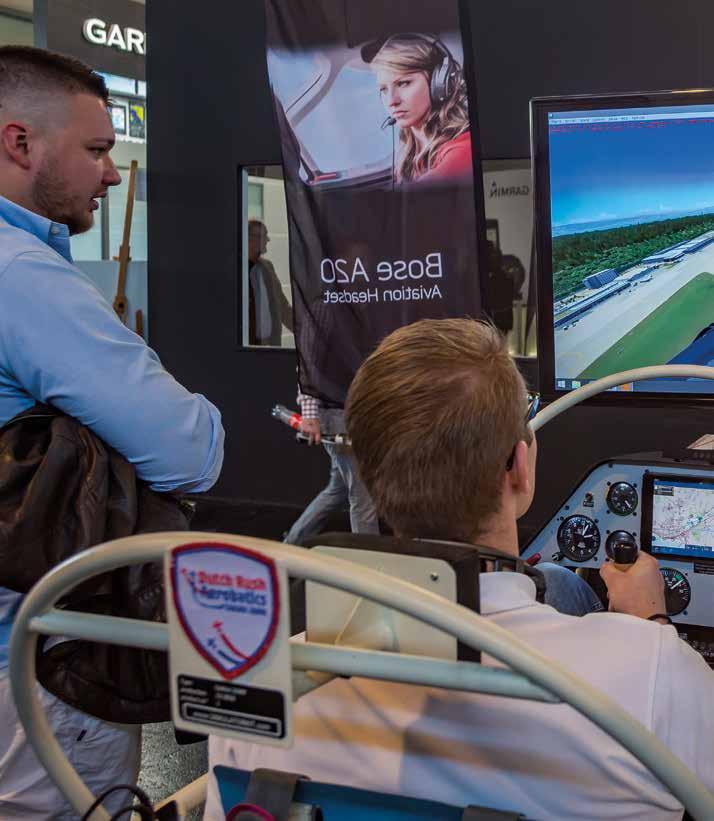 FLIGHT SIMULATOR AREA HANDS-ON FLIGHT TRAINING New at AERO 2018 will be the Flight Simulator Area, which will be organized in cooperation with PPV Medien.