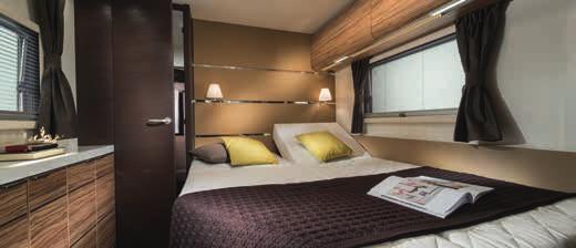 beds, French beds and layouts with up-to three bunk-beds.