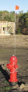 Economical, easy to install, lasts for years. FF-1L and FF-2L Looped Hydrant Flexi-Flags Flag has a looped end.