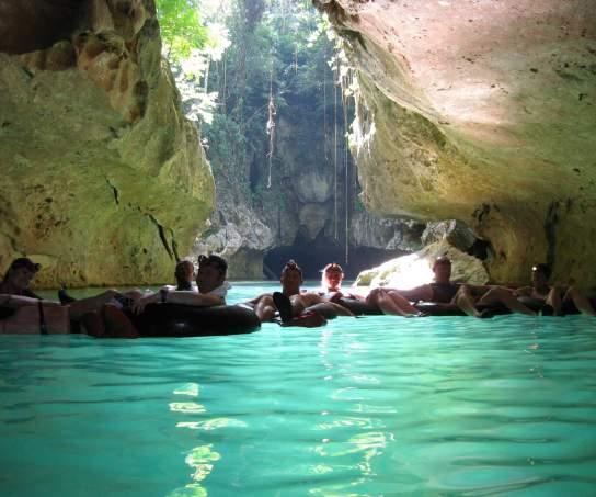 After this Underworld experience, cool off at the Blue Hole and enjoy the tranquillity of Belizean surroundings.