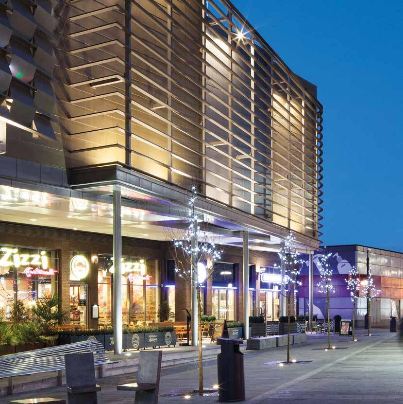 The development creates a much needed leisure destination, including an 80 bed Premier Inn Hotel, a Cineworld 11 screen