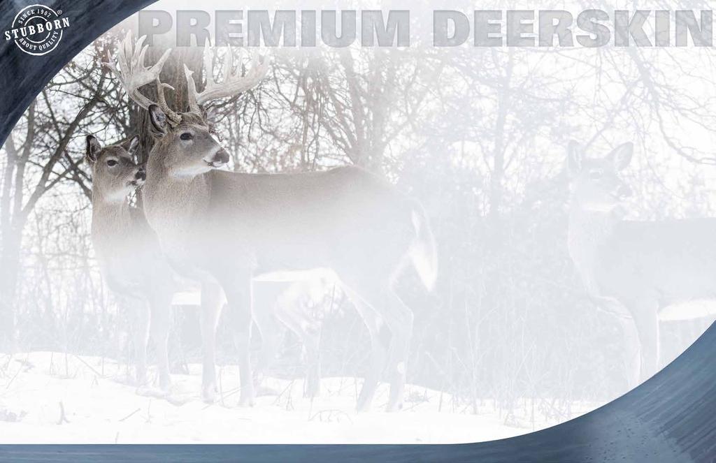 ULTRA COMFORT 7661 Premium soft, supple goldenrod genuine grain deerskin Stretch fabric back for better flex & fit Fleece lined