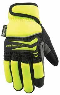 SCREEN glove technology KNUCKLE PROTECTION Synthetic leather palm with reinforced synthetic