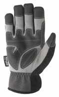 X-LARGE 07250-5 HI VIZ KNUCKLE PROTECTION Synthetic leather palm with reinforced synthetic  