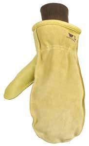 X-LARGE 07505-6 SPECIALTY 1075 DUCK Warm winter lined slipon duck fabric glove of