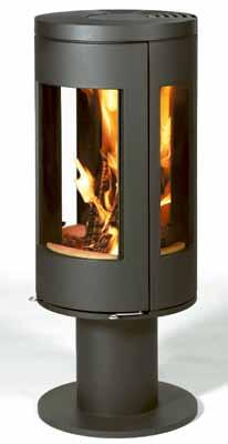 This stylish and elegant stove really comes into its own when freestanding