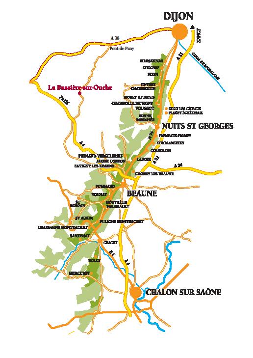 How to find us By road: Exit the A38 motorway at Pont de Pany. Follow signs for Sainte-Marie-sur-Ouche on the D33 and keep on that road until you reach La Bussière-sur-Ouche.