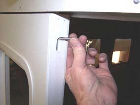 This also prevents the righthand door from being closed without locking the left hand door first.