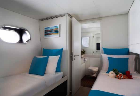 All cabins have ensuite