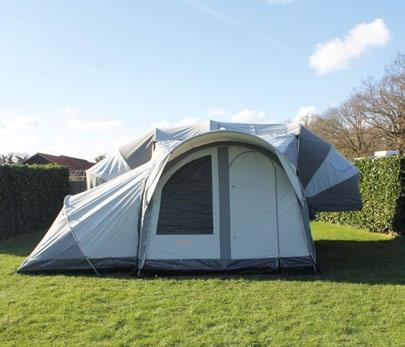 Alternatively you can have some or all panels and side pods removed leaving the OPUS awning acting like an outdoor windbreak or a large gazebo.