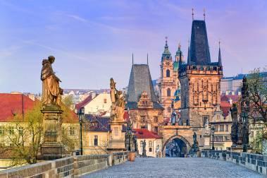 PRAGUE Old Town & New Town Tour Charles Bridge Old Town Square Astronomical Clock Cross the Vltava River on your motorcoach over the iconic Charles