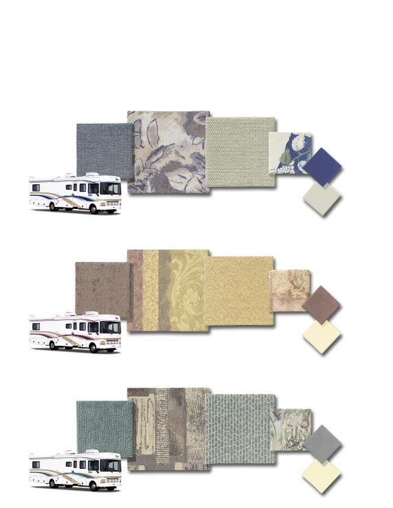 2001 FLAIR INTERIOR FABRICS Your motor home takes you to new adventures every day.