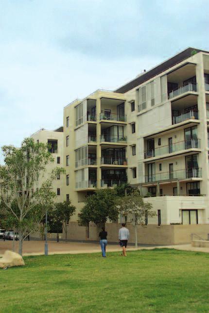 new standards in housing A focus on architecture to create a quality built environment ABOVE, left to right: Contemporary apartment living at The Promontory,