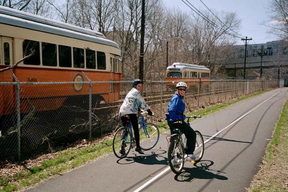 Mobility Benefits Rails with trails also have the same mobility benefits of other trail types!