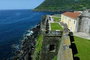 On Terceira, we stay in the historic Hotel Sao Sebastiao, one of two Pousadas on the Azores. Situated within a fortress, it has 28 bedrooms.