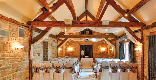 m) Tankersley Suite 400 336 (can be subdivided into 3 rooms) Manor 100 117 Crook Barn 80 74 Fitzwilliam 60 66 Worsbrough 50 48 Wharncliffe 40 48 Harley 40 43 Crook Barn Wortley 25 55 Cawthorne 12 19