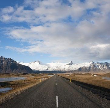 by traversing the uninhabited interior of Iceland via the Kjölur highland track (weather permitting).