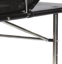 backrest mounts, removable side rails, single-hook IV pole, set of four 8 leg