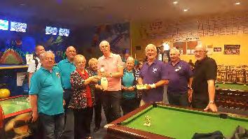 enjoyed a sociable evening at Bowl 2 Day where 20+ members and friends joined up for the semi-annual Bowling event.
