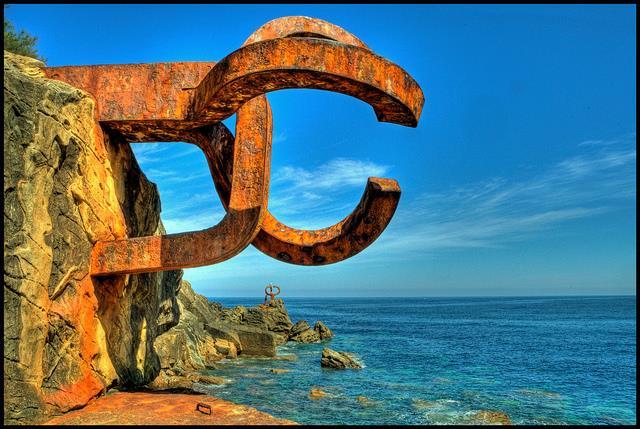 Combs of the Winds Created by the sculptor Eduardo Chillida and the architect Luis