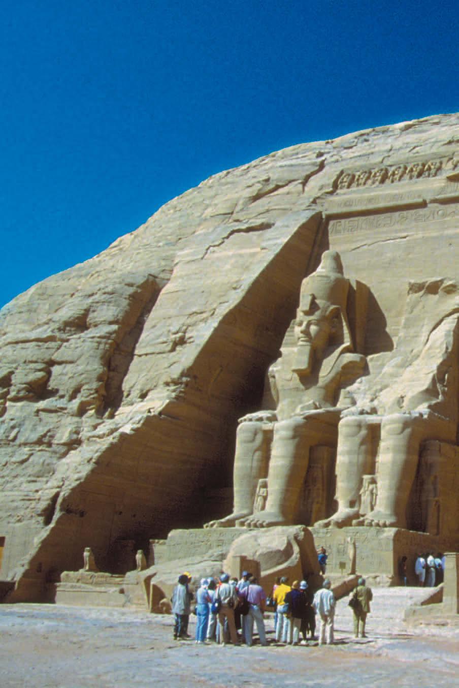 The Great Temple of Ramses II, located in Nubia.