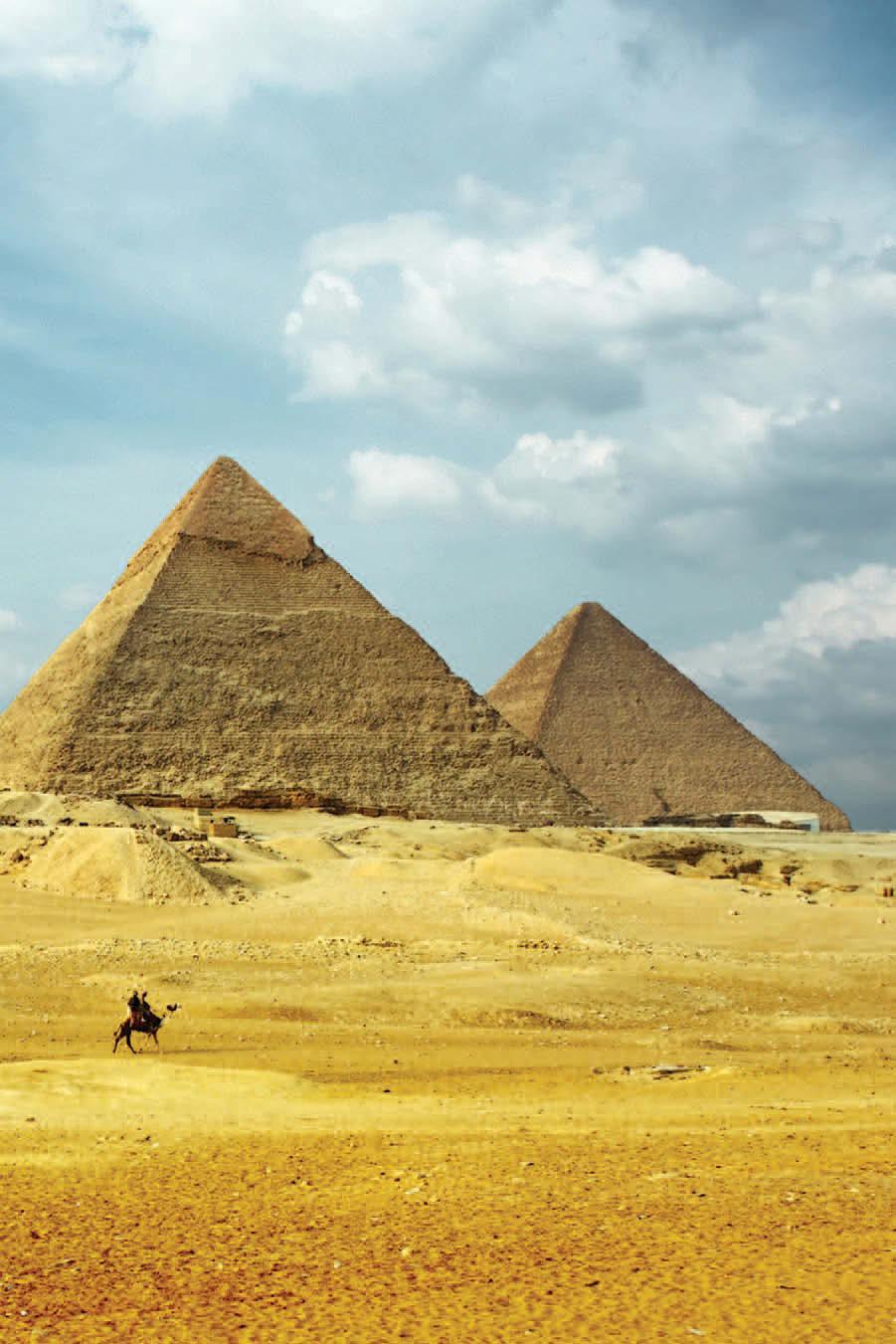 The Pyramids at Giza.