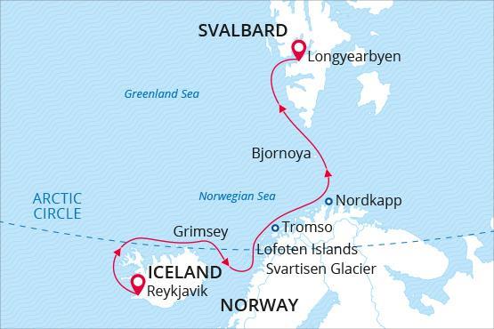 Iceland Norway Svalbard 2017 Voyage to the Arctic 15 Jun - 29 Jun 2017 15 days