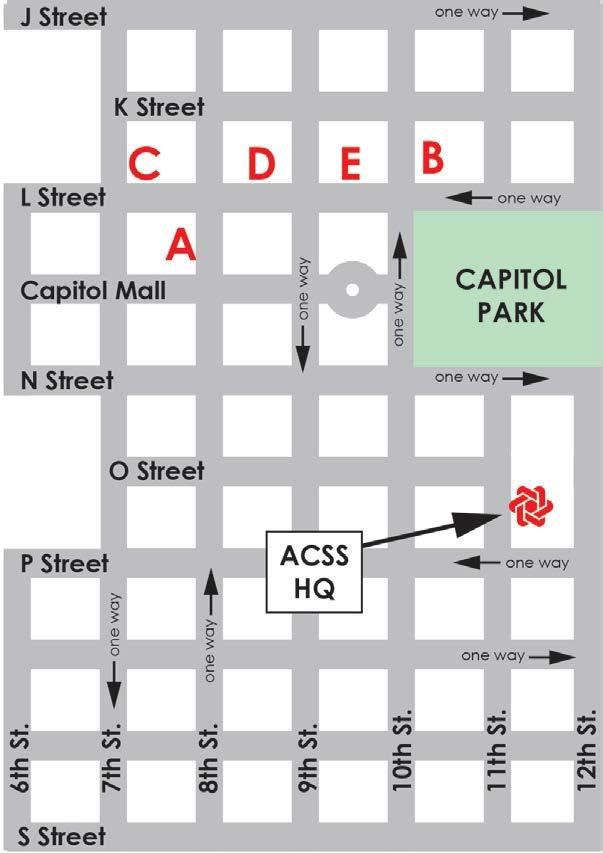 LOBBY DAY PARKING Parking lots in the Downtown area that are closest and with easiest access to the Capitol: A. Standard Parking 1200 8th Street (Between Capitol Mall and L Street) $10 B.