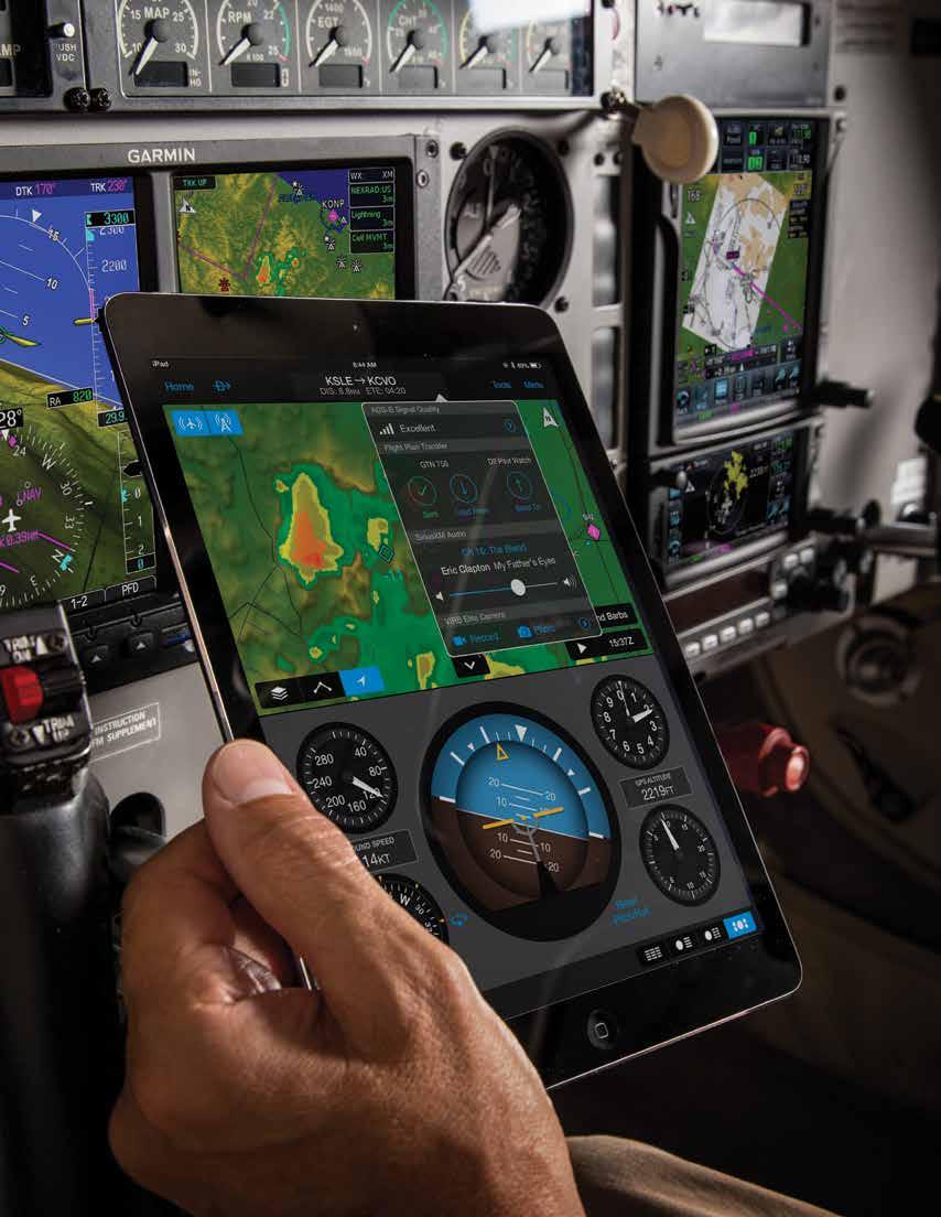 ACROSS THE COCKPIT OR AROUND THE GLOBE, GARMIN CONNEXT IS YOUR KEY TO WIRELESS ACCESS Today s aviation world is a far more interactive, information-driven environment than ever before.