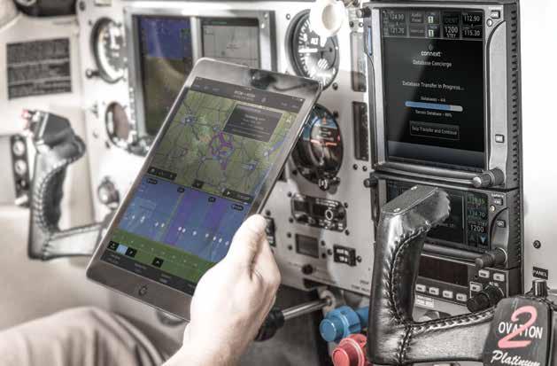SAVE WORKLOAD IN THE HANGAR, TOO With Database Concierge, keeping your avionics up to date has never been easier or faster than when you streamline the update process for your navigation data, charts