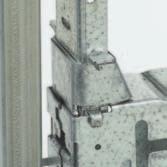 50 Pedestal Clip Optional spring steel clip to