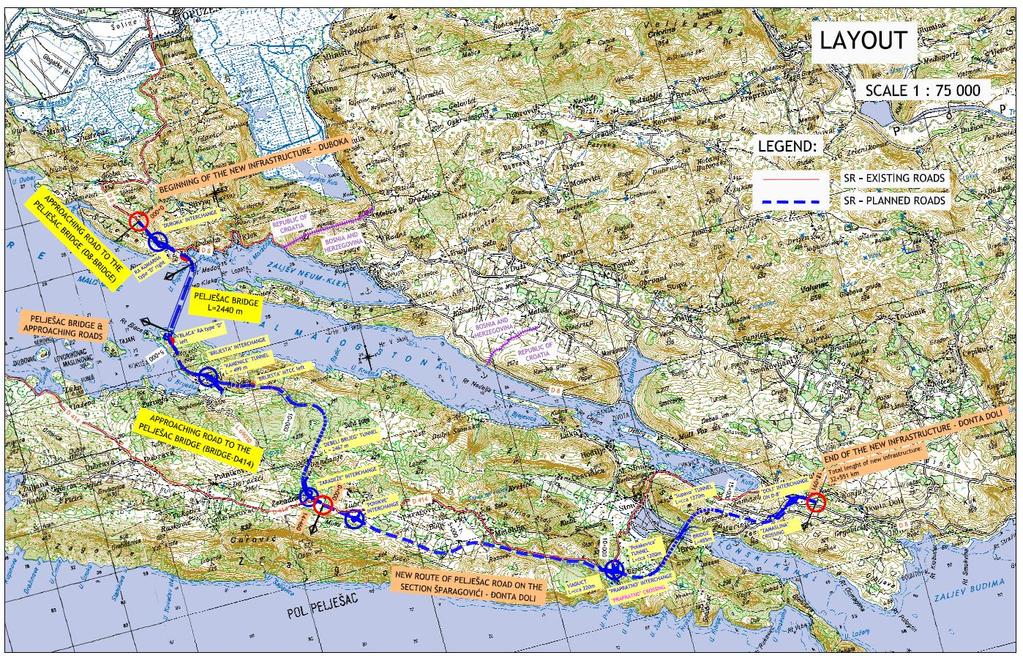 Pre-feasibility study for the possible transport connection of Croatian territory 3.