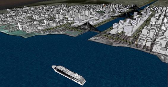 CANAL ISTANBUL (KANAL ISTANBUL) European Side will be divided to 2 parts A new island between Europe and Asia Bypassing the current Bosphorus