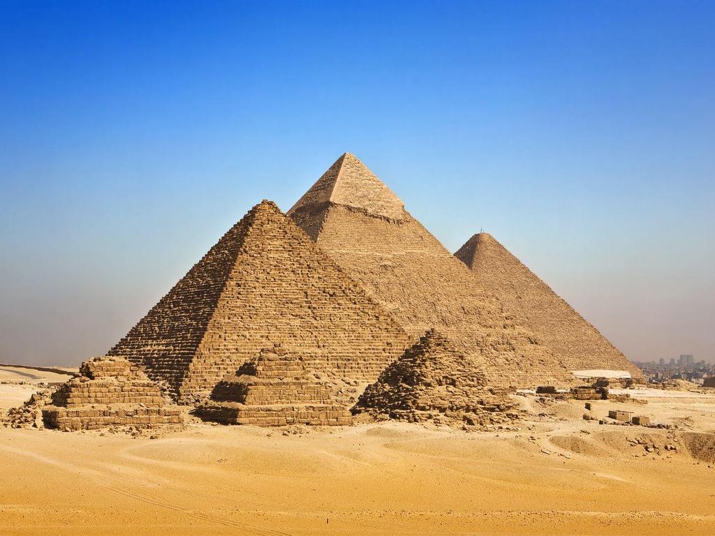 The Great Pyramid of Khufu In Giza near