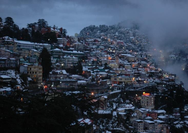 Shimla changes its moods with the