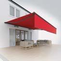 Awning with Valance Plus and Paravento Terrazza patio roof with Sottezza sun protection PergoTex and Tempura Textile patio