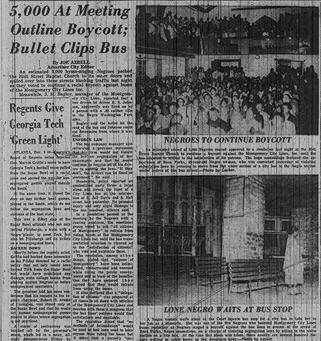The Montgomery Bus Boycott Contrary to popular myth, the Montgomery Bus Boycott was not an impromptu reaction to years of segregation and Jim Crow laws by the African-American residents of