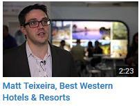 We are very excited and we are leaving Brazil with a lot of opportunities Exhibitor, Matt Teixeira, Best Western Hotels & Resorts