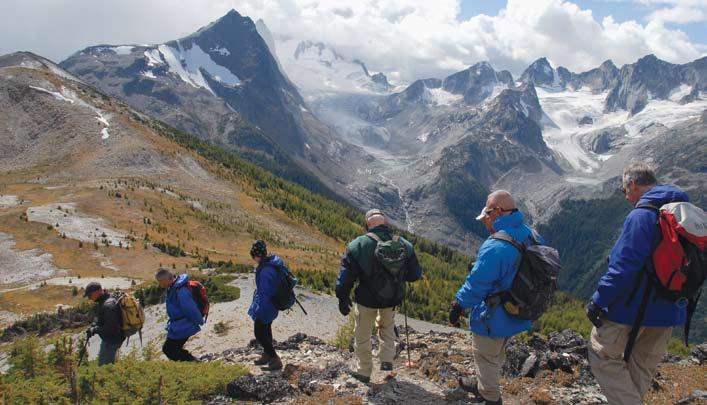 Heli-Hiking in the Canadian Rockies Detailed Itinerary Apr 07/17 Imagine hiking in a pristine area surrounded by stunning and surreal landscapes in the Canadian Rockies.