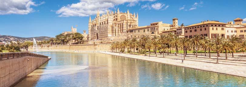 PROGRAM HIGHLIGHTS Taste paella in its birthplace, Valencia; stroll Palma de Mallorca s old quarter; witness the impressive Gorges du Prunelli in Ajaccio; see the great masterpieces of the