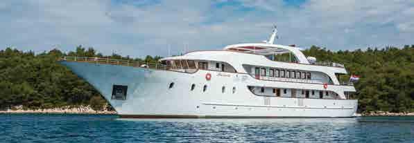 Luxury and Traditional Cruises Vessel: Futura Boarding a cruise in Croatia is not like embarking on a typical cruise, but more like joining a floating hotel.