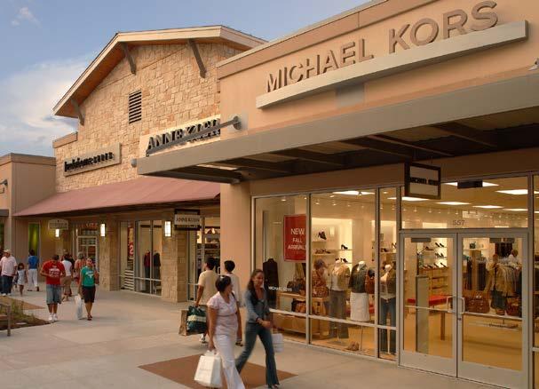 MORE SHOPPING San Marcos Premium Outlet 140 Outlet stores such as Armani, Calvin Klein, Coach, Cole Haan, Gucci, Michael Kors, Neiman Marcus Last Call, Prada, Saks Fifth Avenue Off 5th, Salvatore