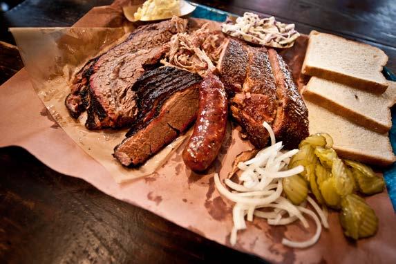 BARBECUE, BREW AND MORE AUSTIN IS A FOODIE PARADISE Austin, Texas Home to Texas best barbecue joints, and many locations host live music Craft Beer & Cocktails Locally brewed beverages can be found